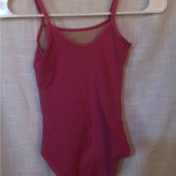 Girls pink dance leotard by BaleraDance - Picture 2 of 6
